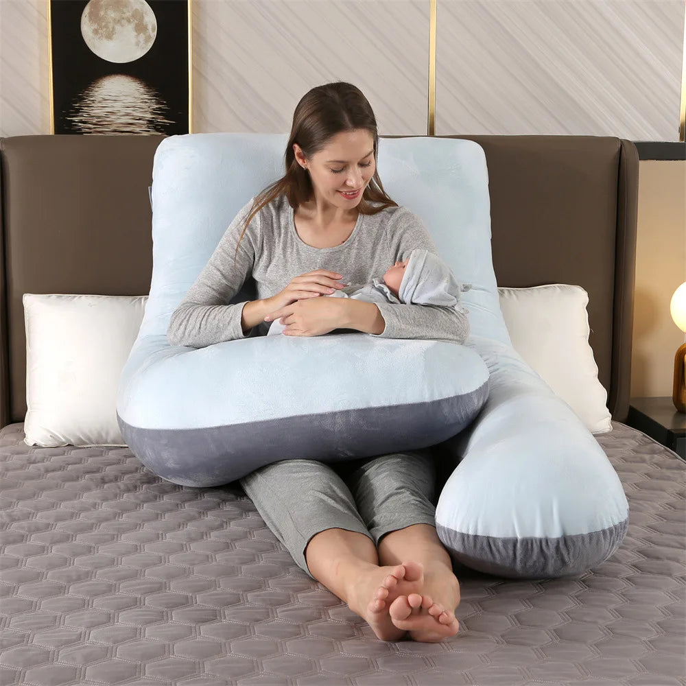 1.3KG Cotton Pillow for Pregnant Women Pregnancy Pillow Maternity Breastfeeding Pillow Cushion Pregnancy Nursing Pillow